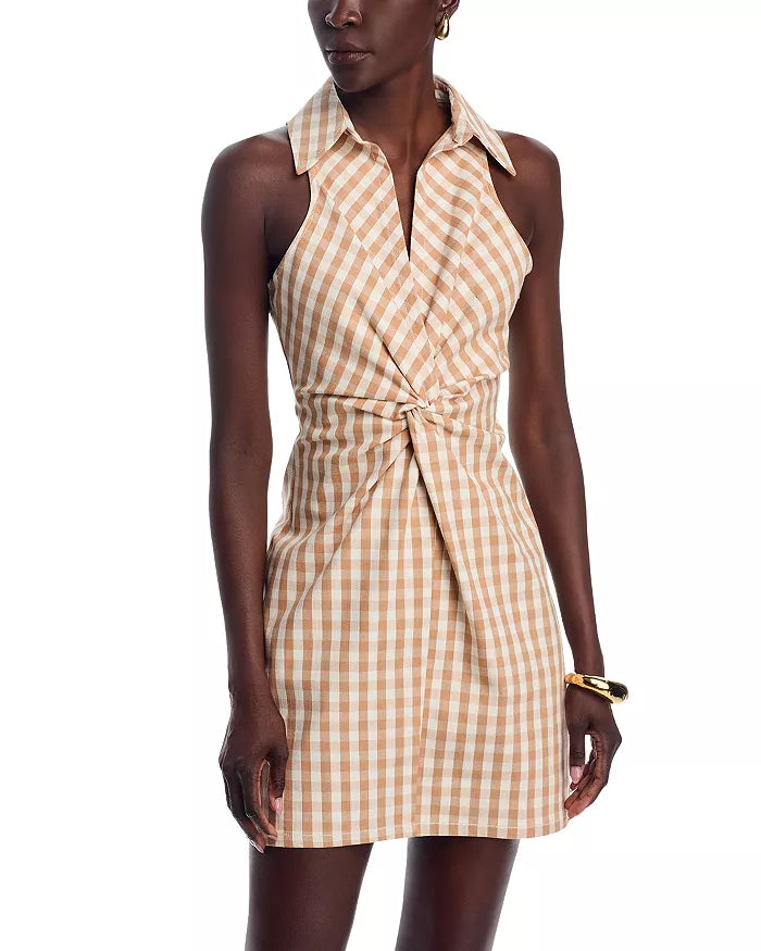 Gingham Denim McKenna Dress