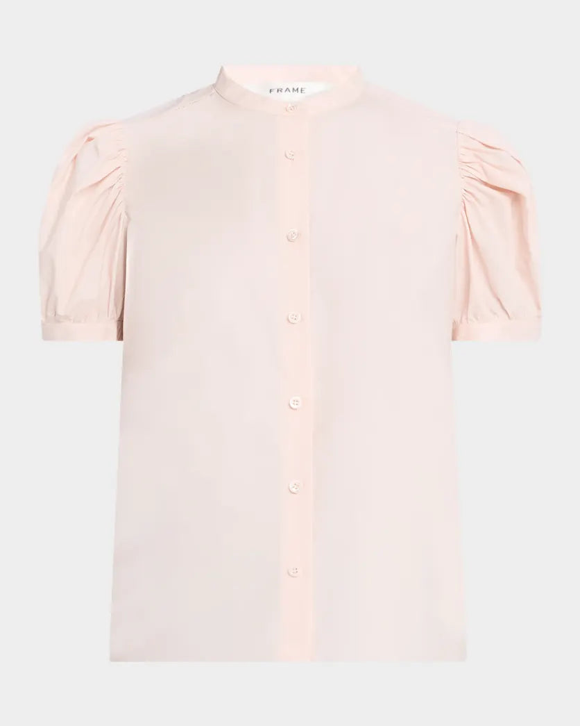 The Gathered Top in Light Pink