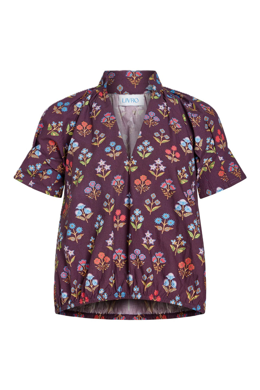 Merrit Top in Holiday Flowers