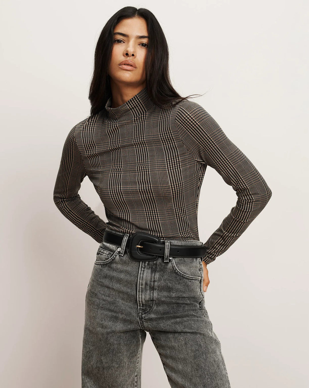 Nate Top in Dark Acorn Multi