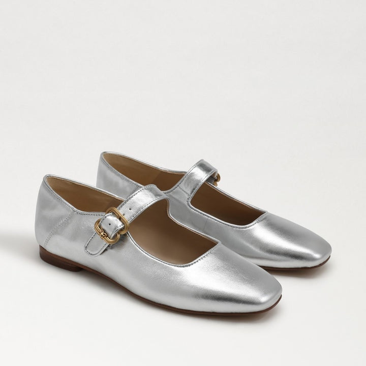 MICHAELA MARY JANE FLAT in Silver