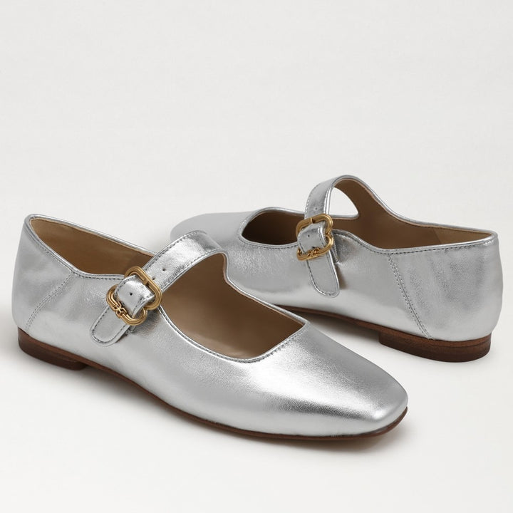 MICHAELA MARY JANE FLAT in Silver