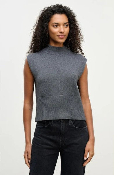 Electra Tank Top in Medium Heather Grey