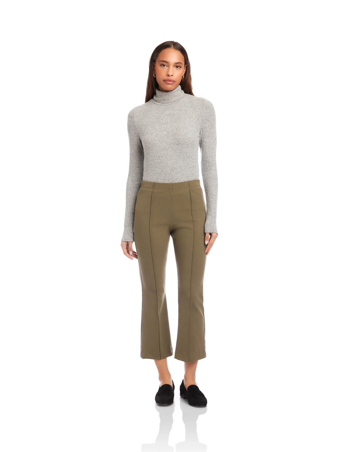Sigourney Pintuck Pants in Olive