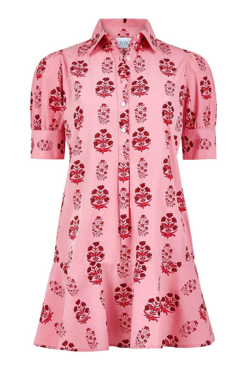 Liv Dress in Scarlet Blossom