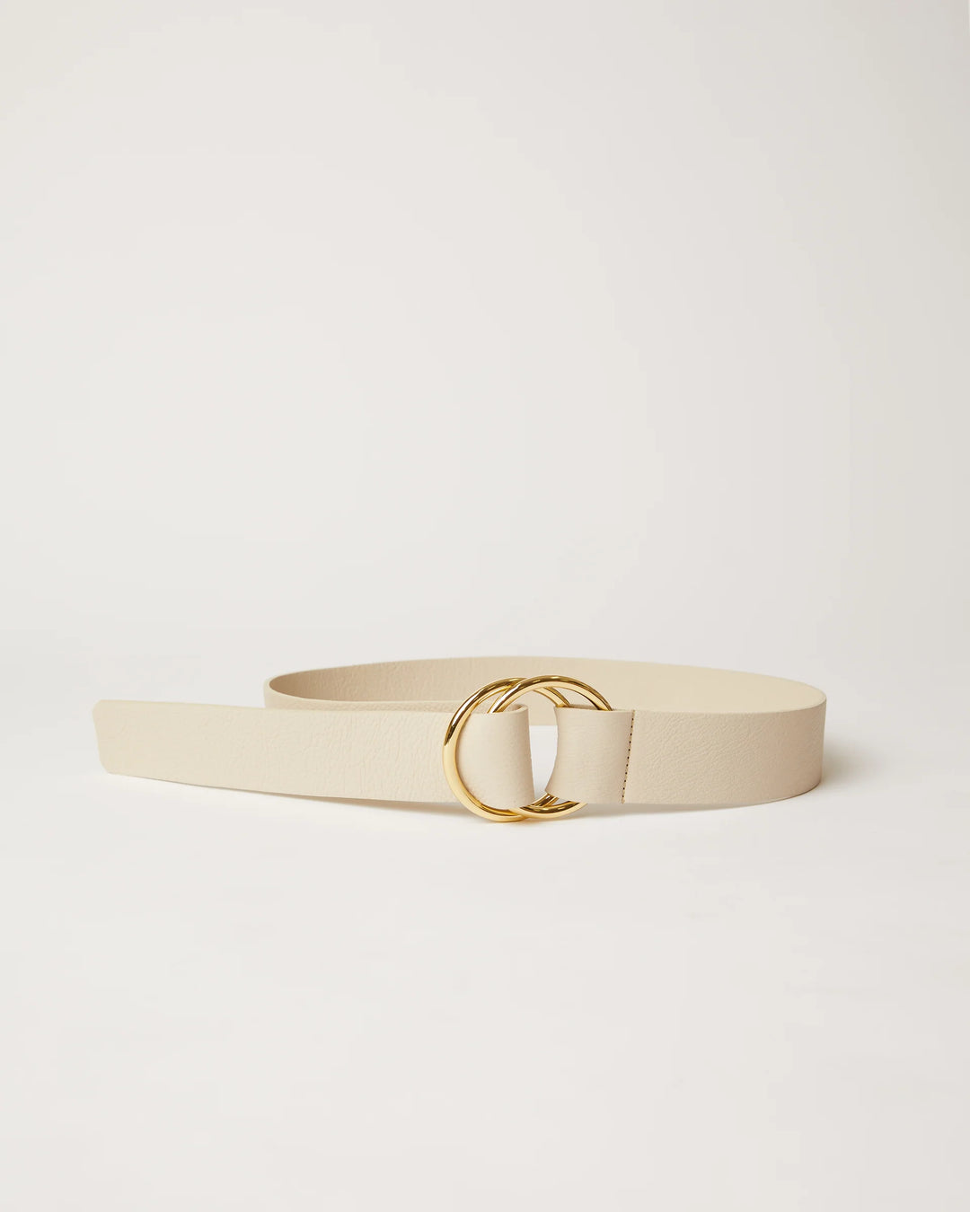 Tumble Belt in Bone/Gold