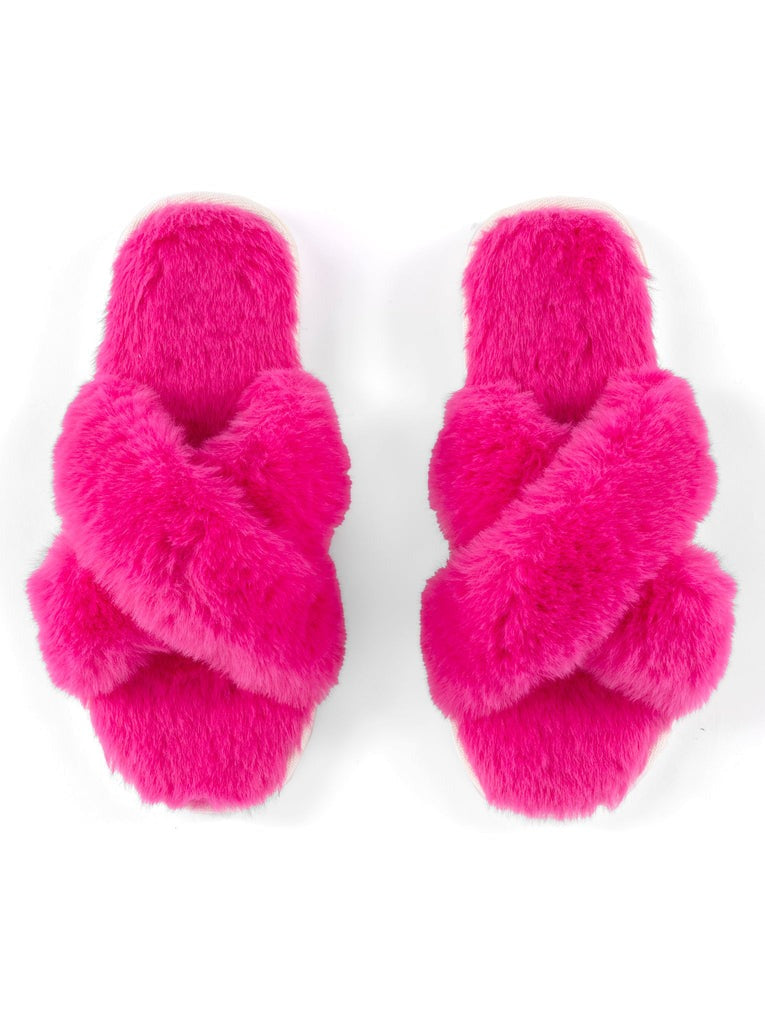 Christina Slippers in Magenta
