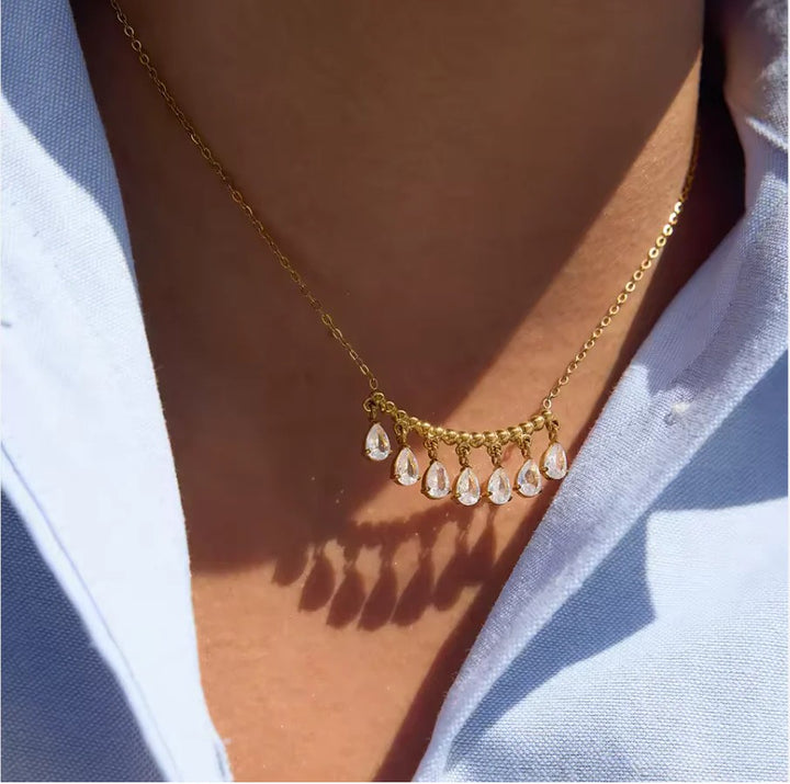 Sunlit Necklace Water Resistant