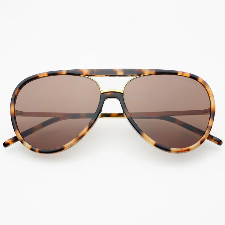 Shay Aviator in Milky Tortoise/ Gradient Brown