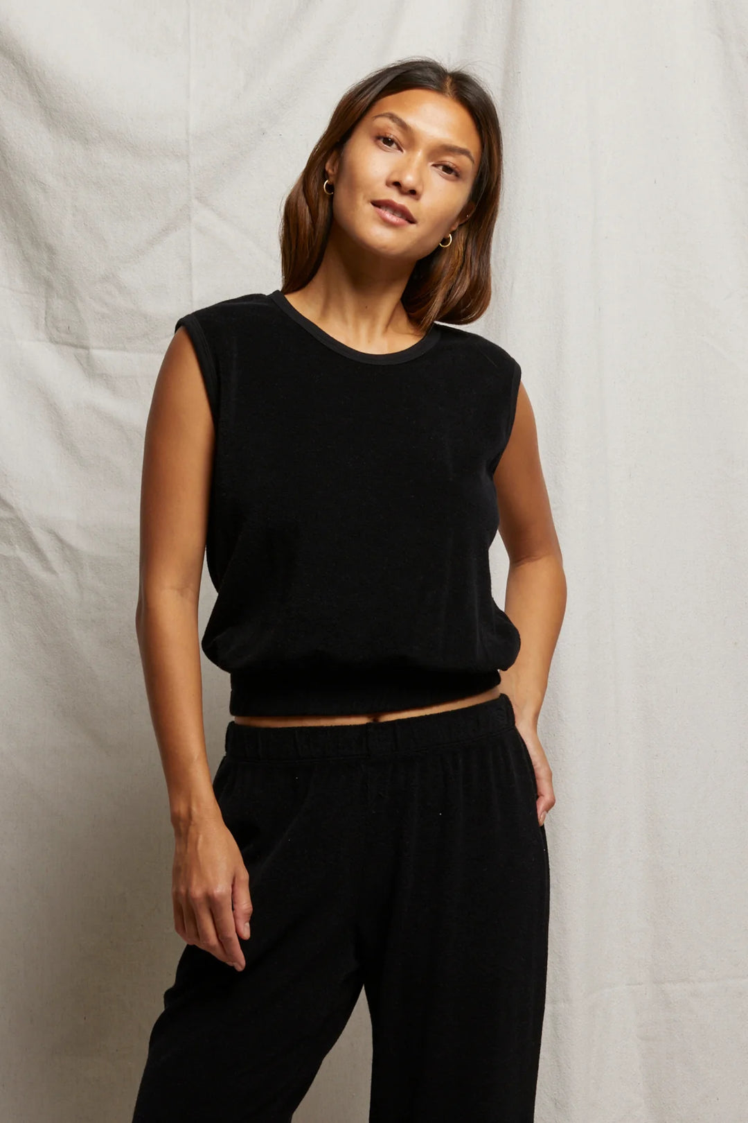 Ellie Terry Tank in Black