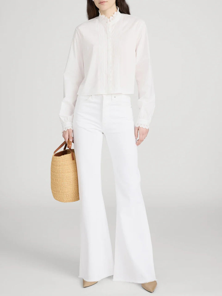 The Lax in White Raw Fray