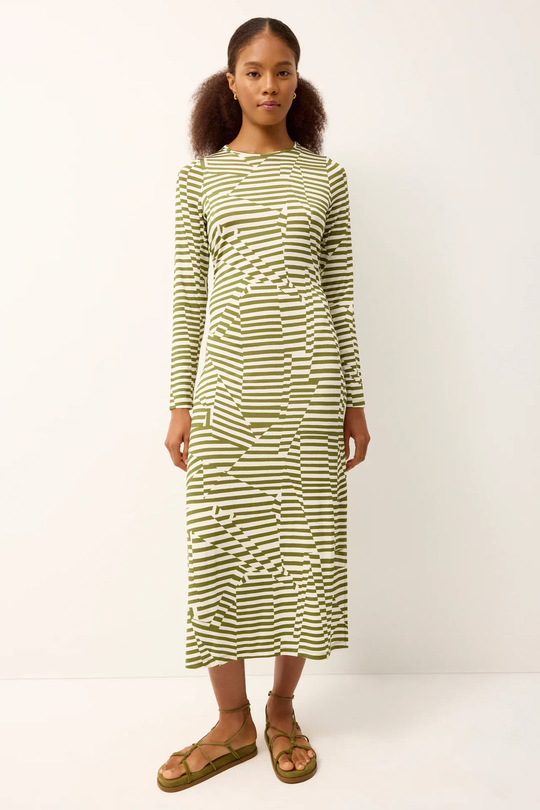 VAUGHN DRESS in Green