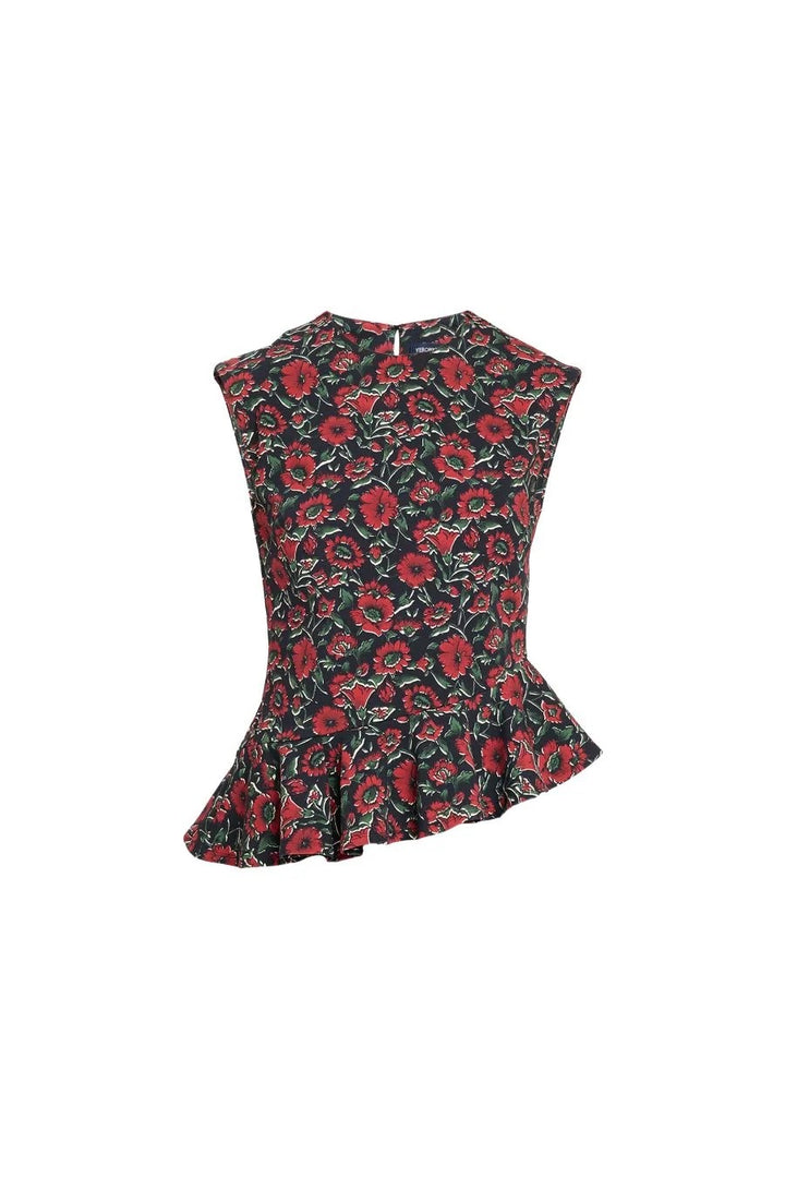 Elisara Top in Black Multi