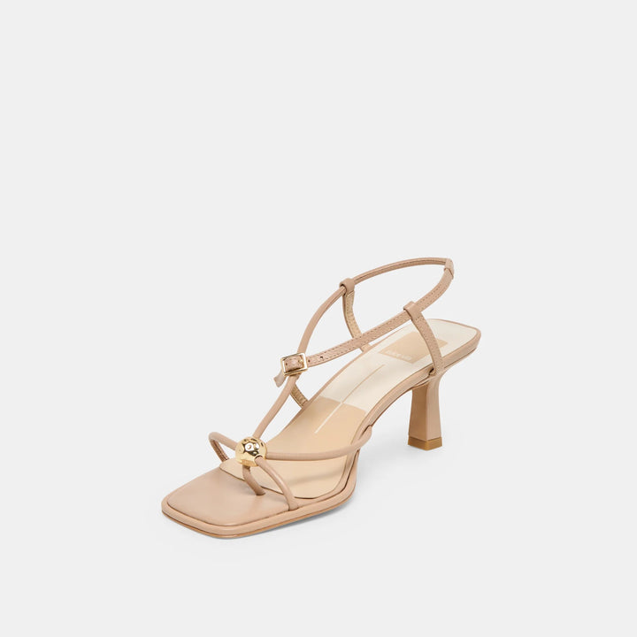 Mylee Heels- Light Tan Leather