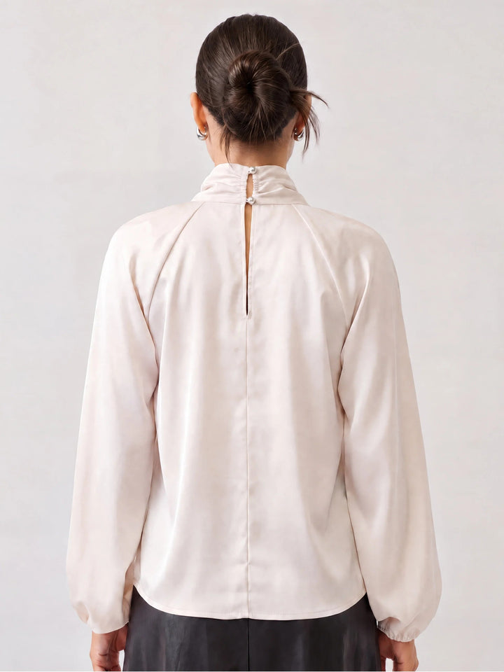 Alana Keyhole Top in Bone