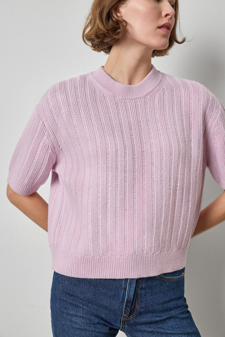 Textured Easy Crewneck Sweater