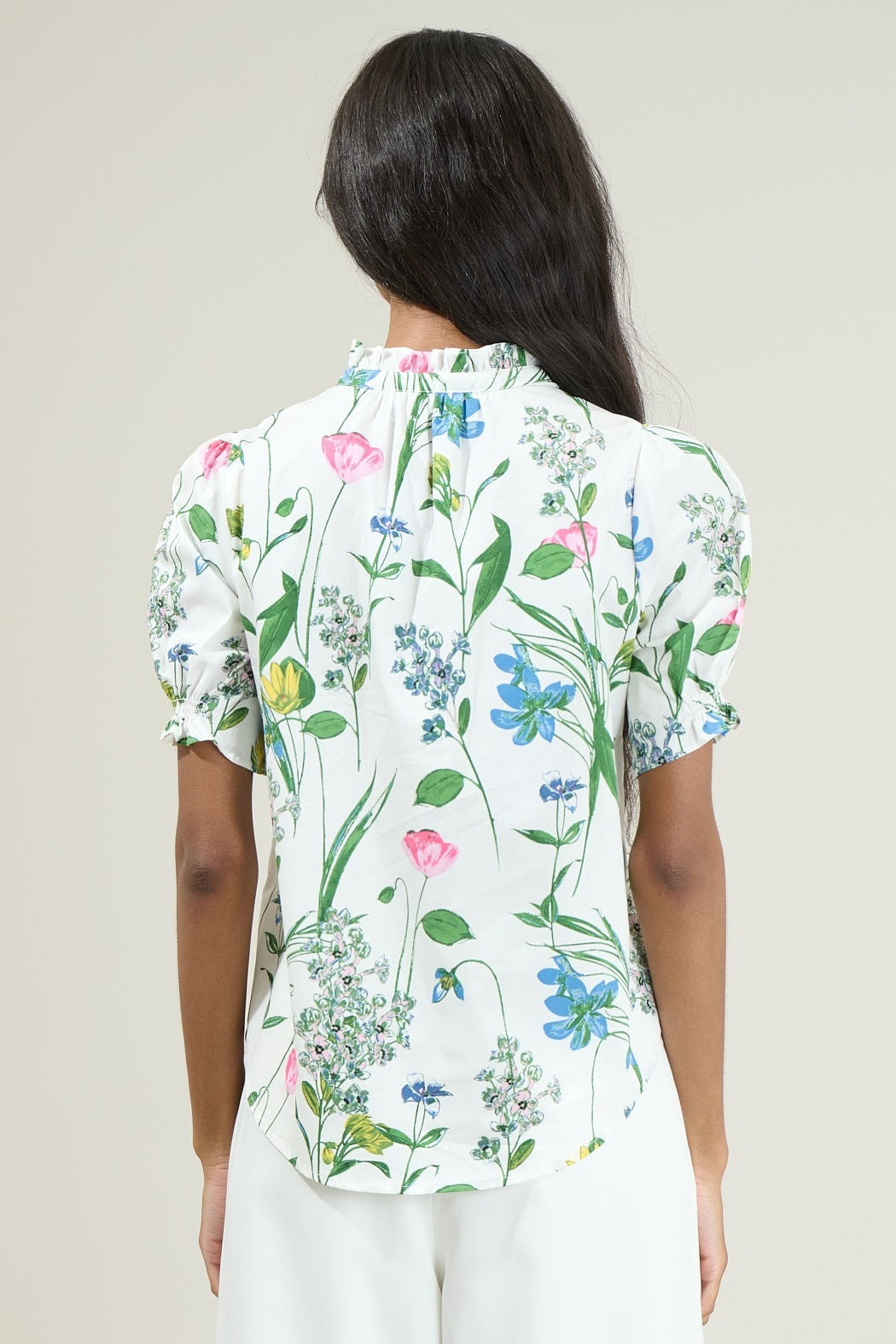 Clove Floral Top in Multi