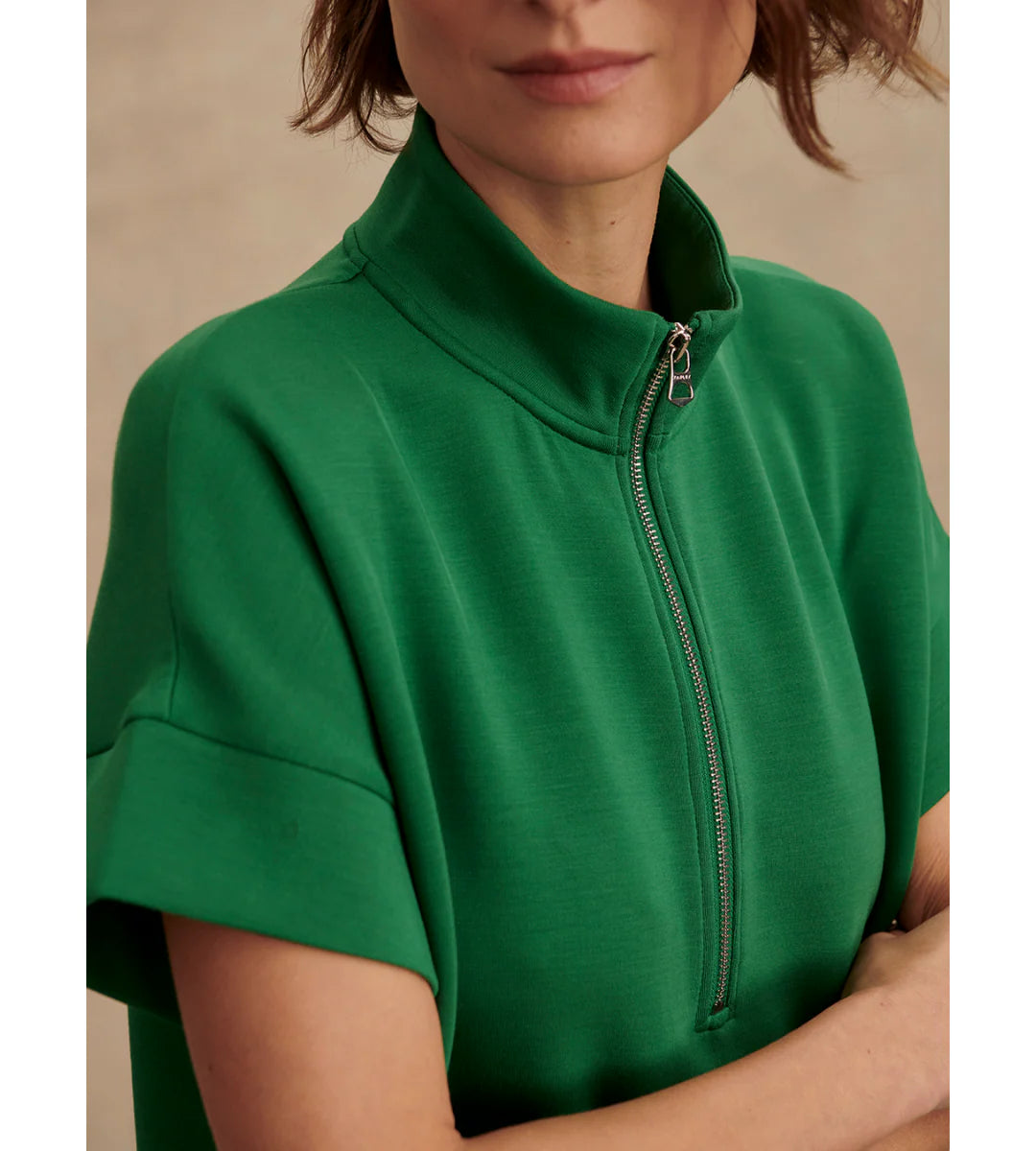 Ritchie short sleeve sweat in Green