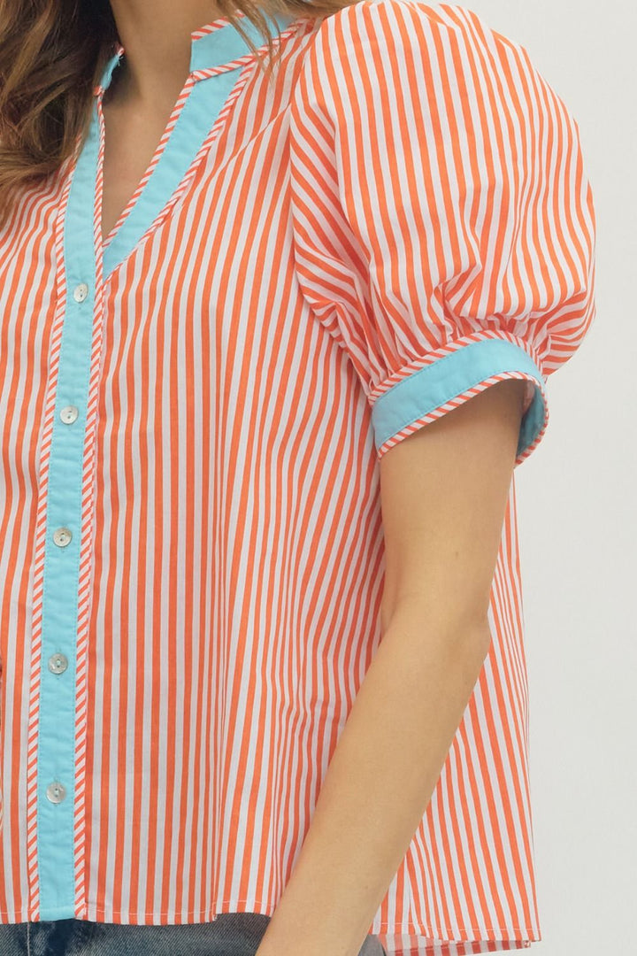 Sunkist Stripe Top
