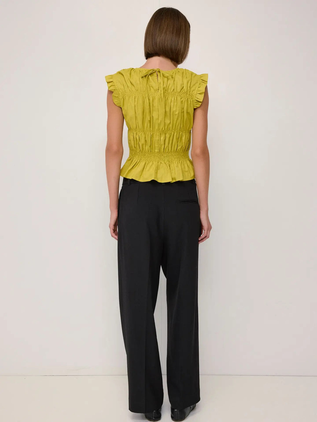 The Eugenie Top | Smocked Ruffle Top