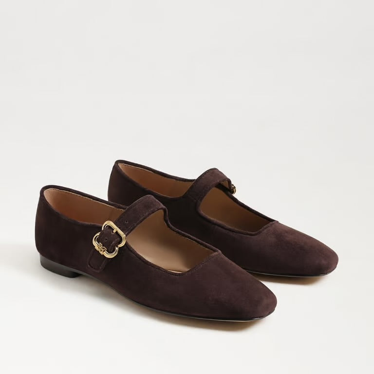 Michaela Mary Jane Flat in Brown
