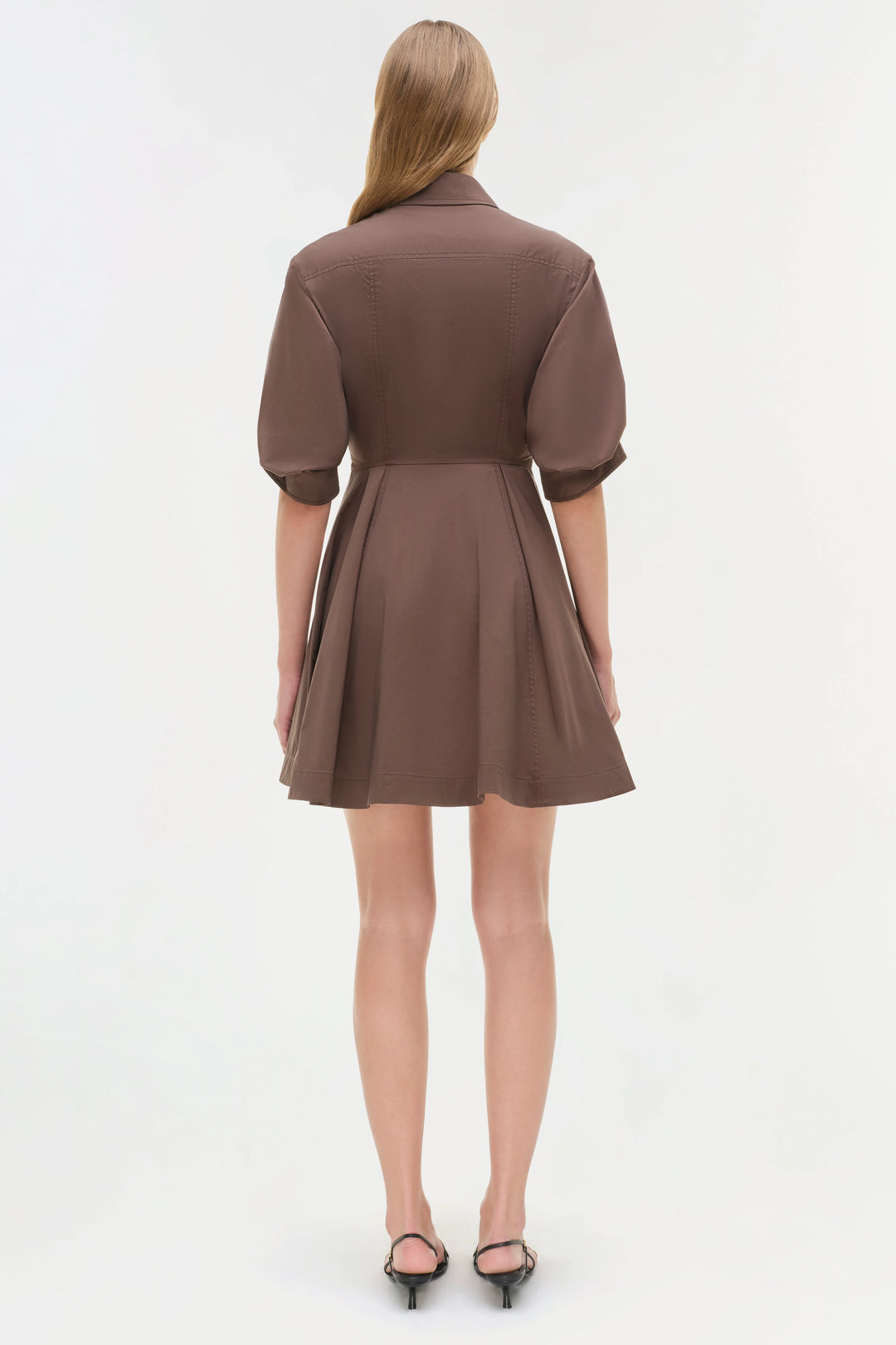 Jazzie Mini Dress in Brown