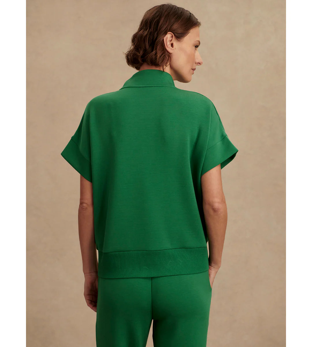 Ritchie short sleeve sweat in Green
