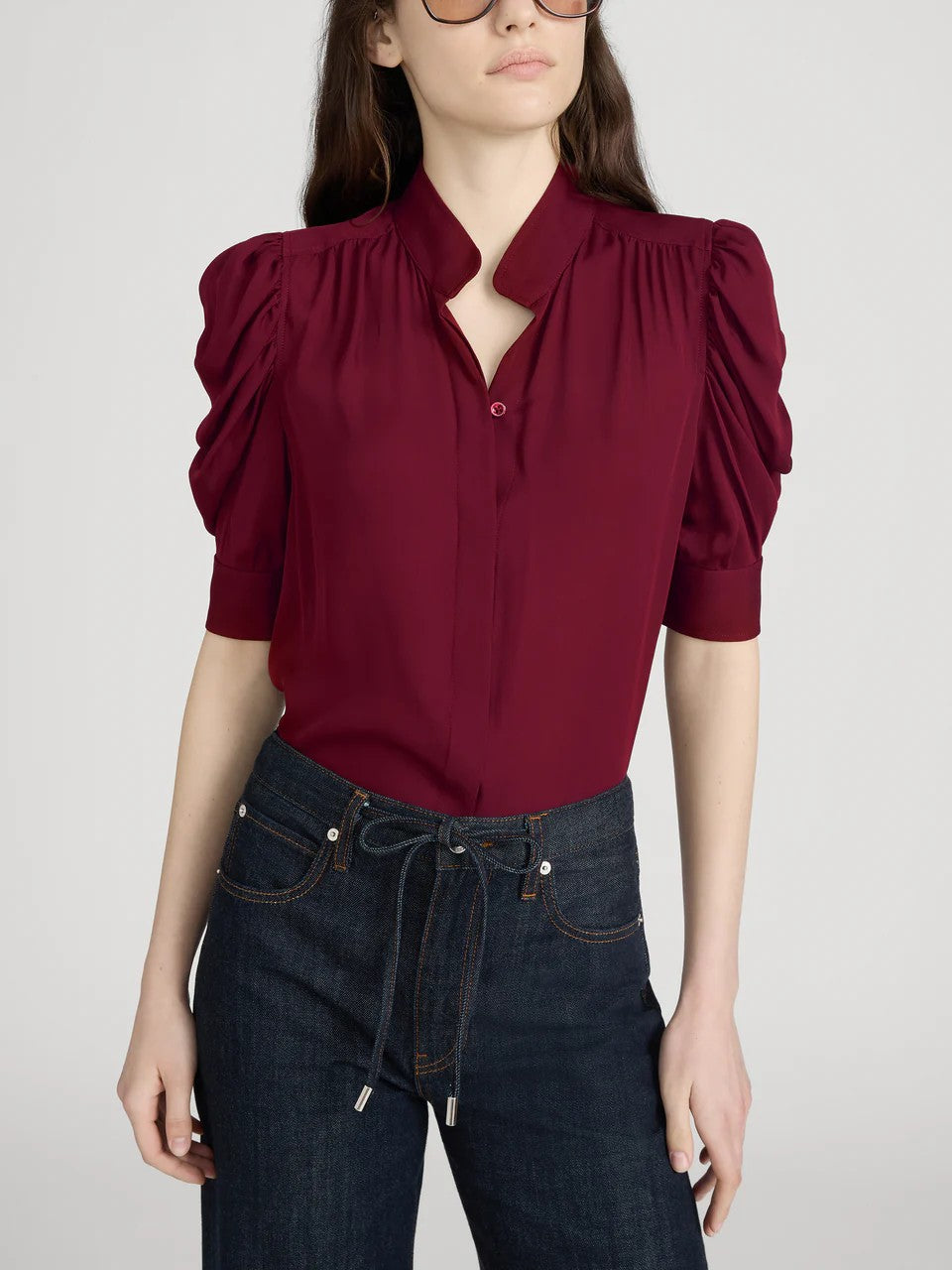 The Gillian Top I Garnet