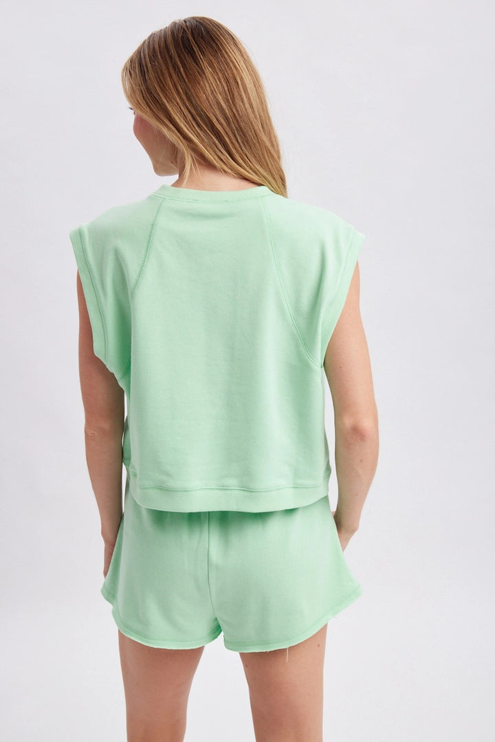 Mint Muscle Tank & Shorts Set