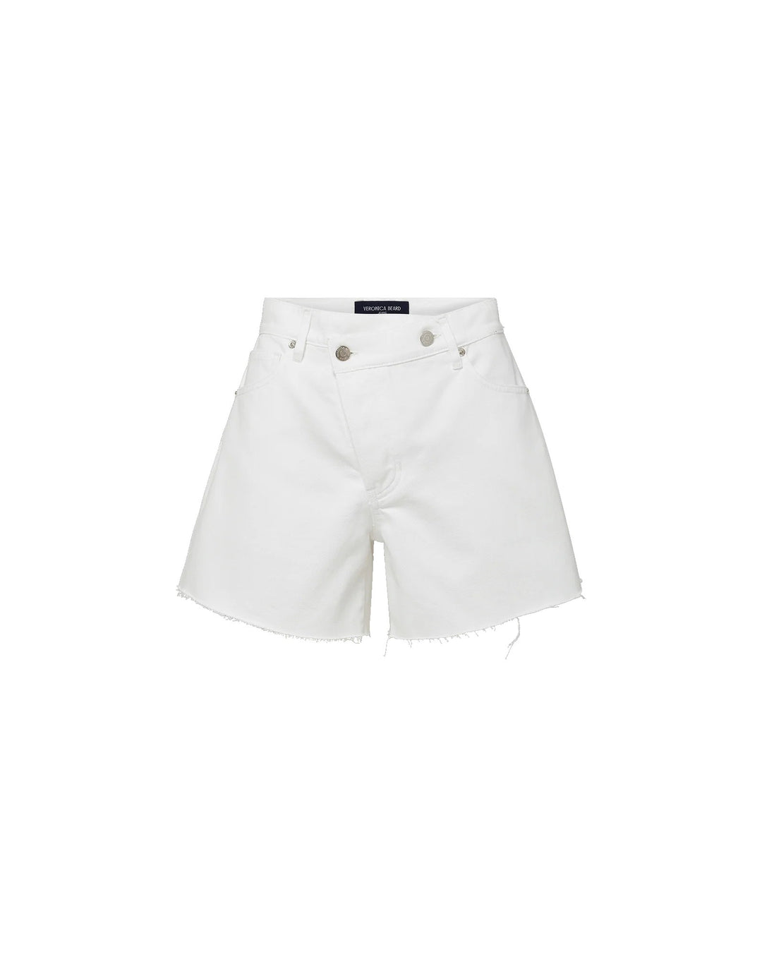Ellis Crossover-Waistband Denim Short
