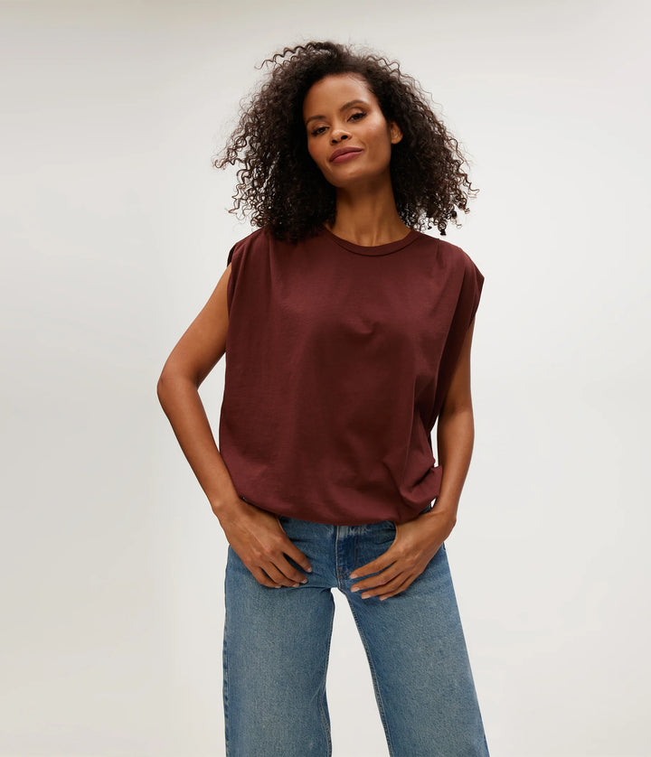 Luca Bubble Tee in Espresso