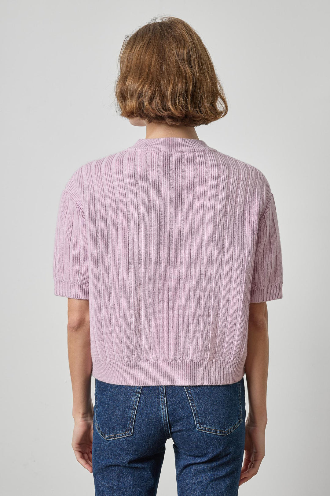Textured Easy Crewneck Sweater