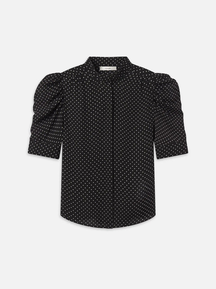 Gillian Top I Black Polka Dot