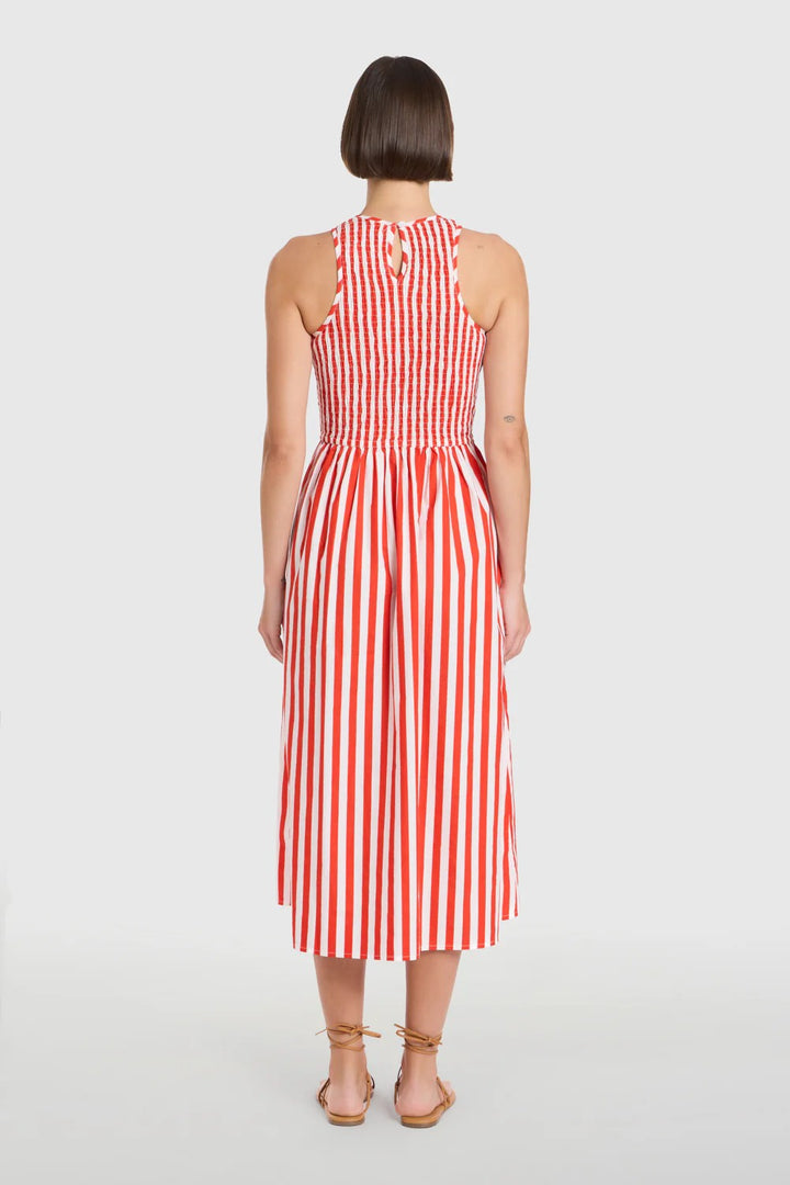 Stroll Dress I Red Stripes