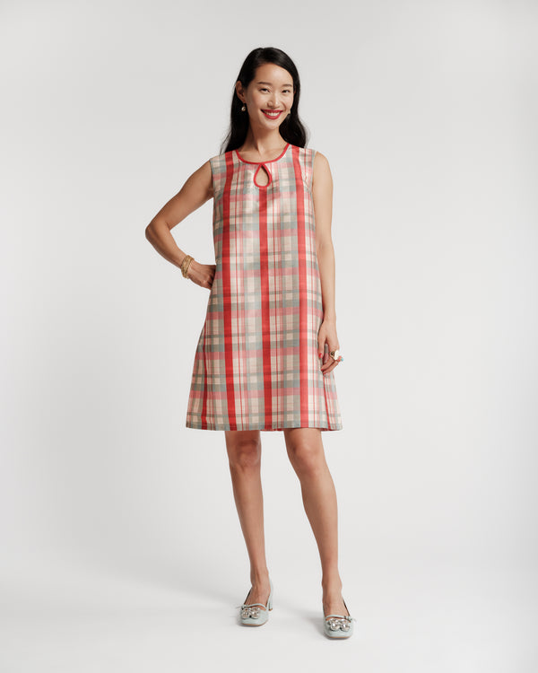 Jean Keyhole Shift Dress