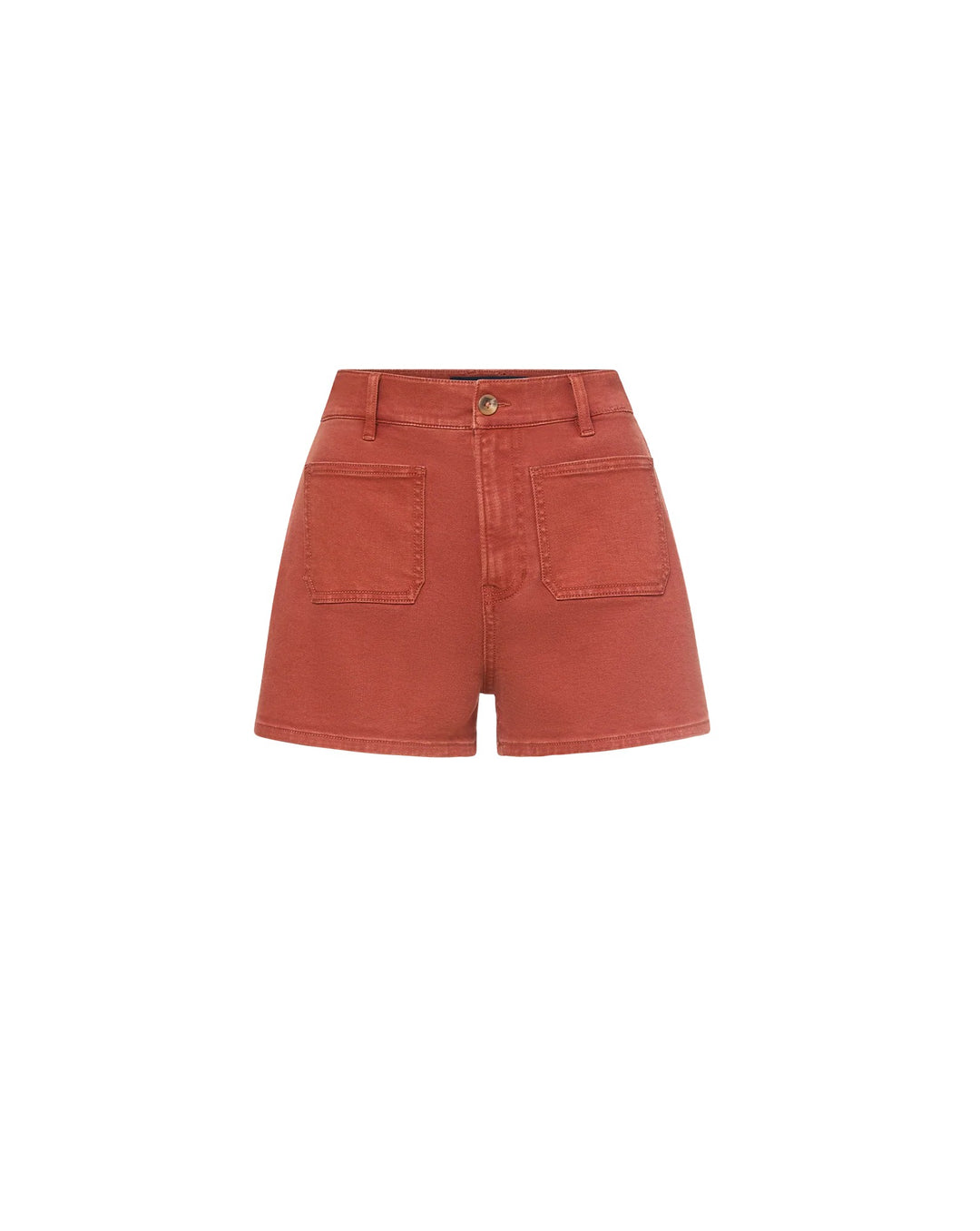 Elijah Denim Short in Rust