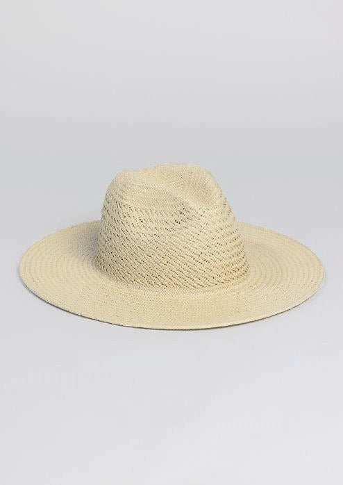 Luxe Vented Packable Hat in Natural