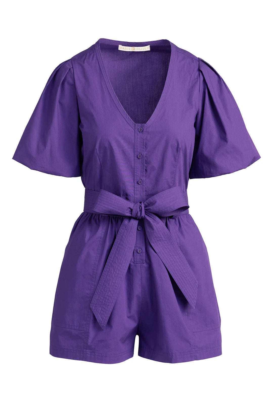 Devin Romper in Purple