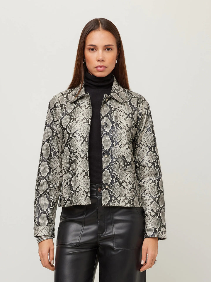 Victoria Faux Leather Jacket