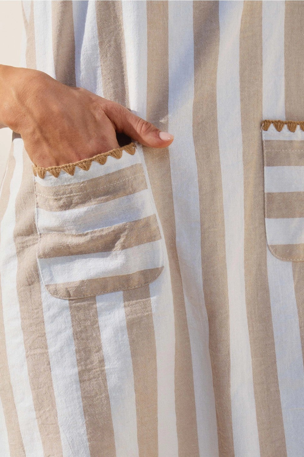 Sand Dune Sleeveless Shift