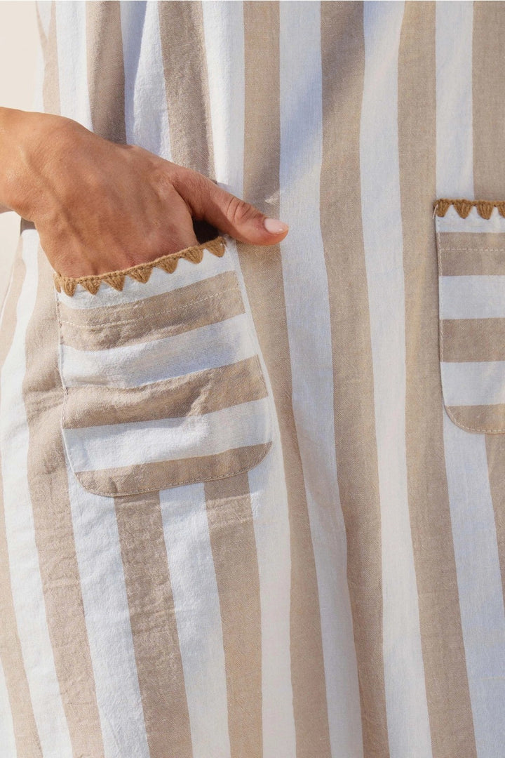Sand Dune Sleeveless Shift