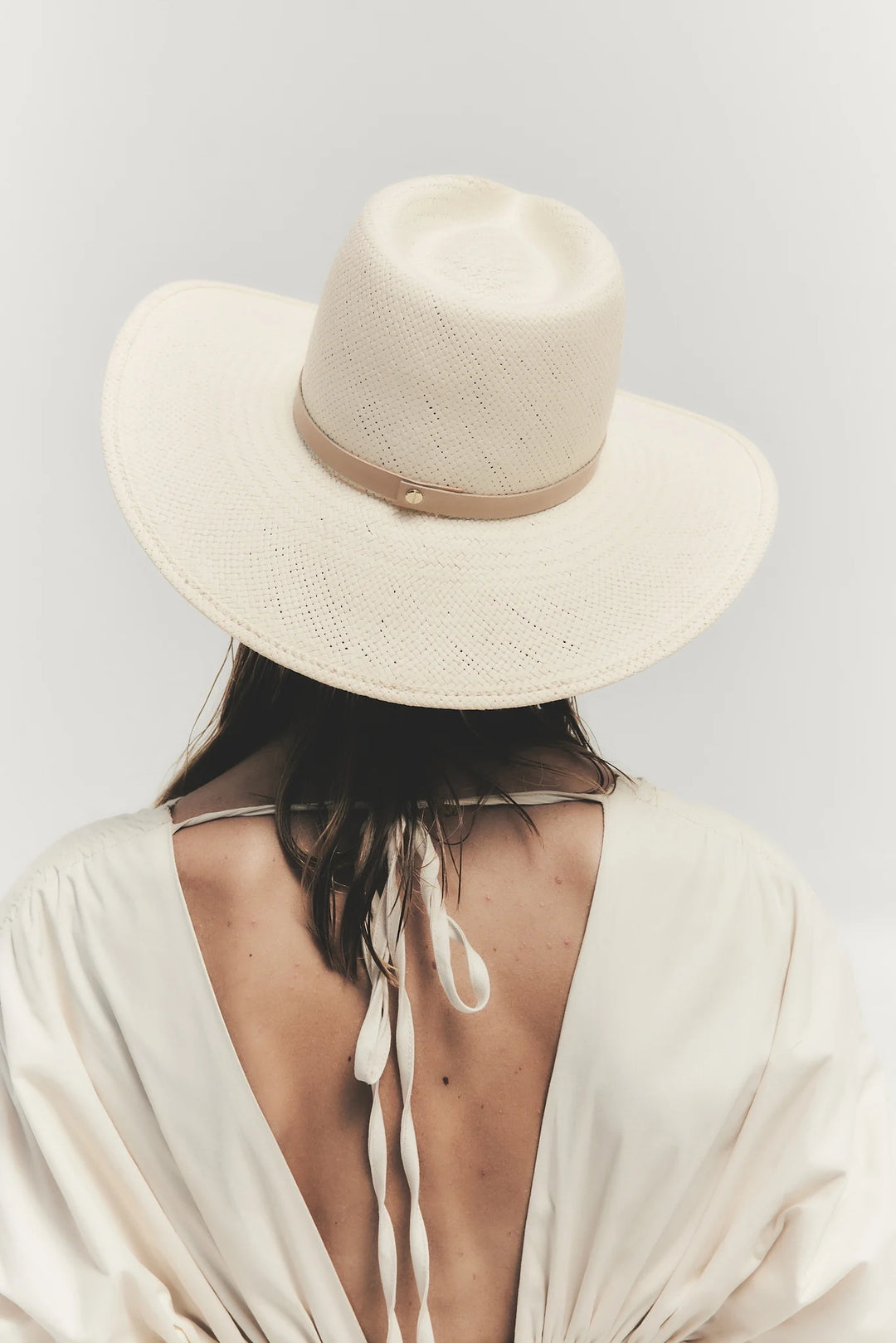 Sherman Packable Fedora in Natural
