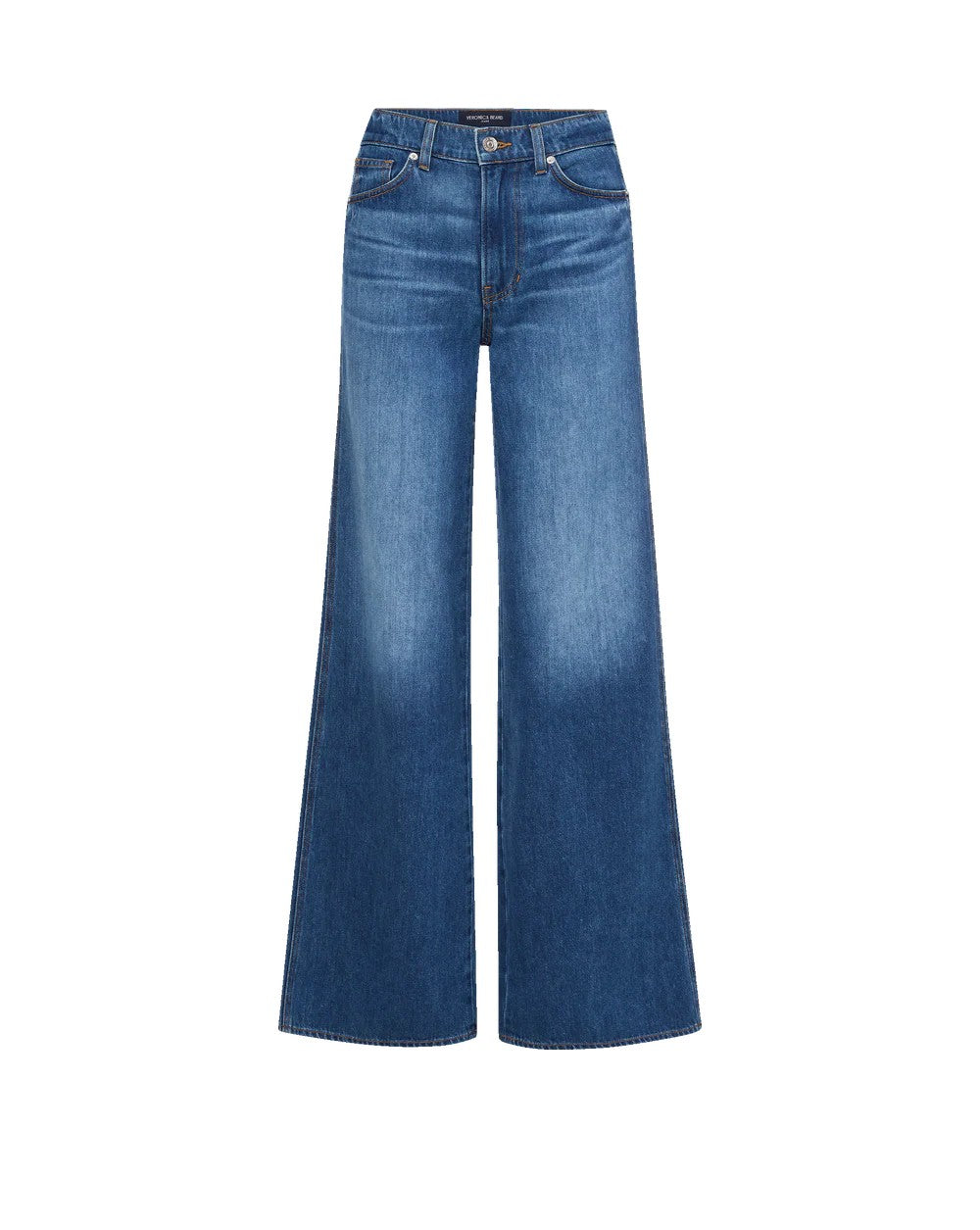 Kasey Wide-Leg Jean in Bright Blue Denim