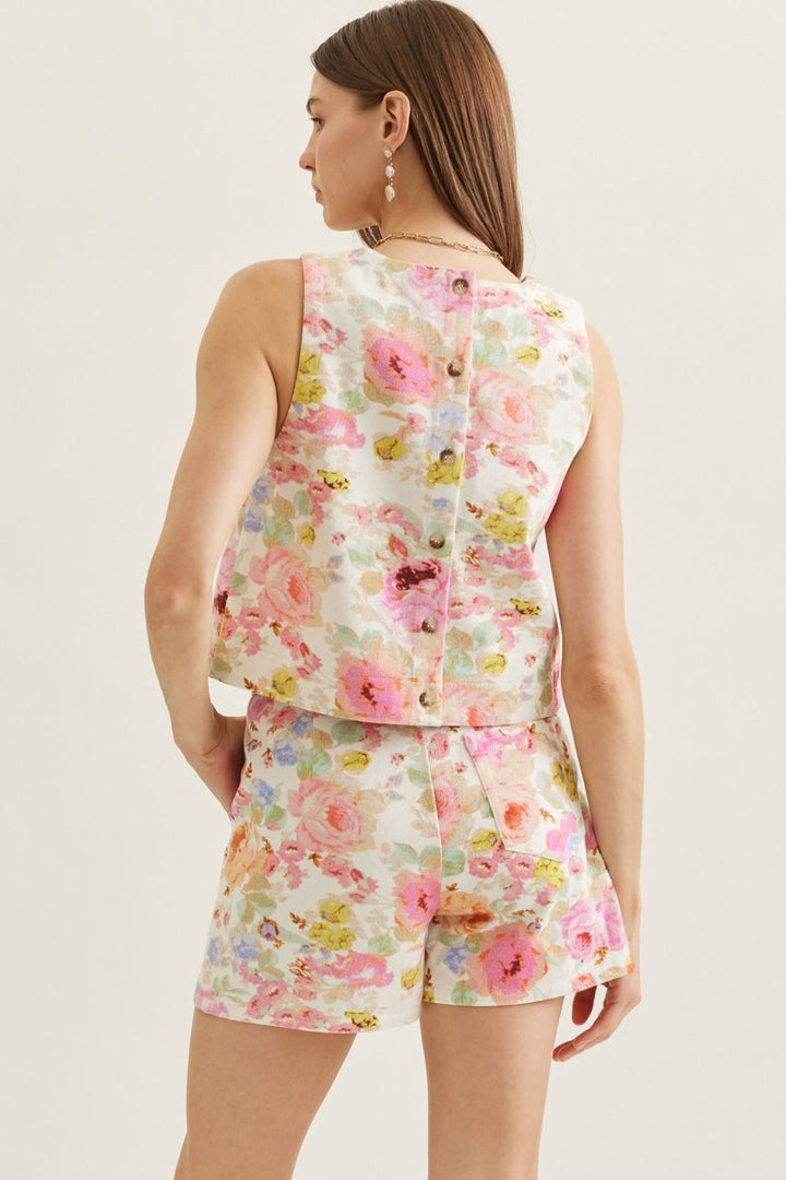 Floral Skort