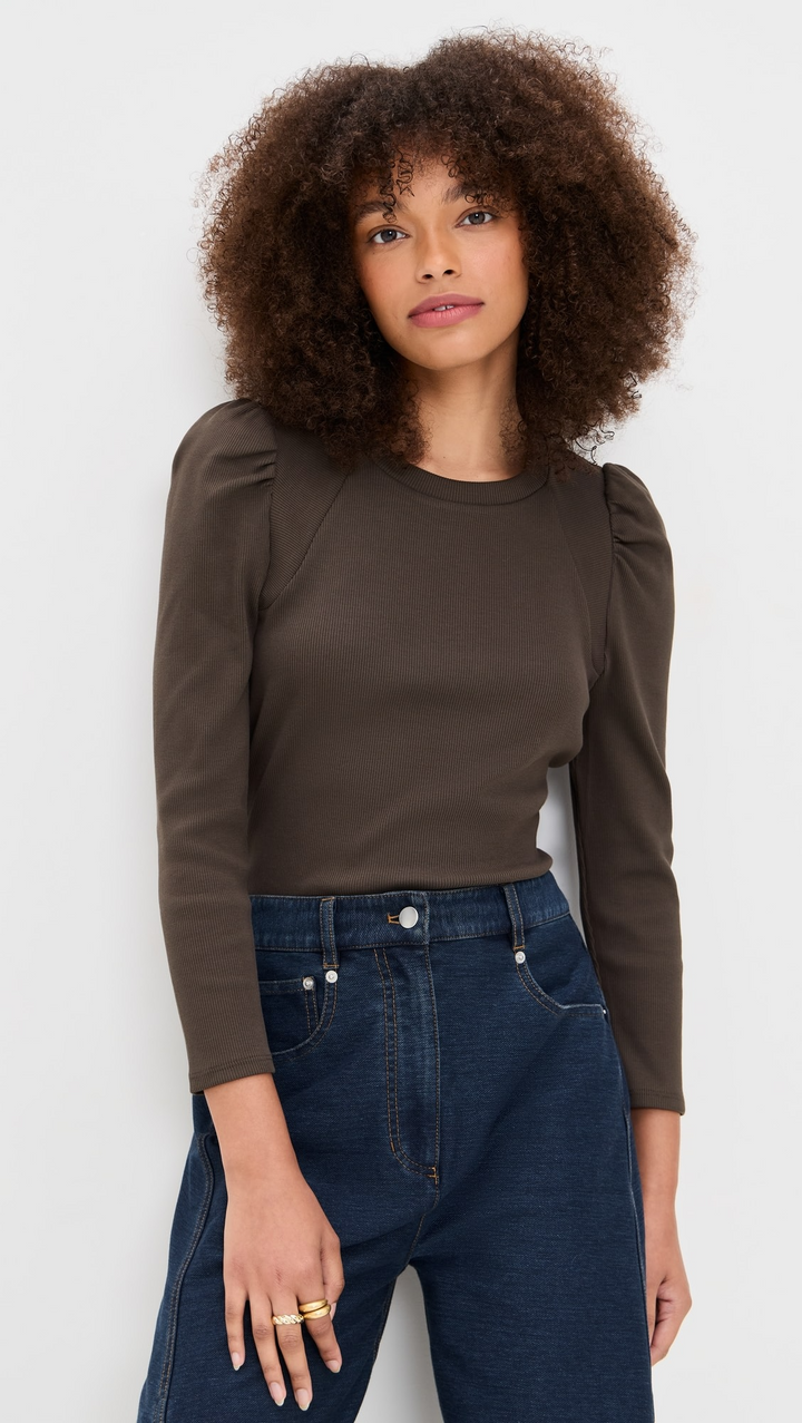 Delano Top in Dark Umber