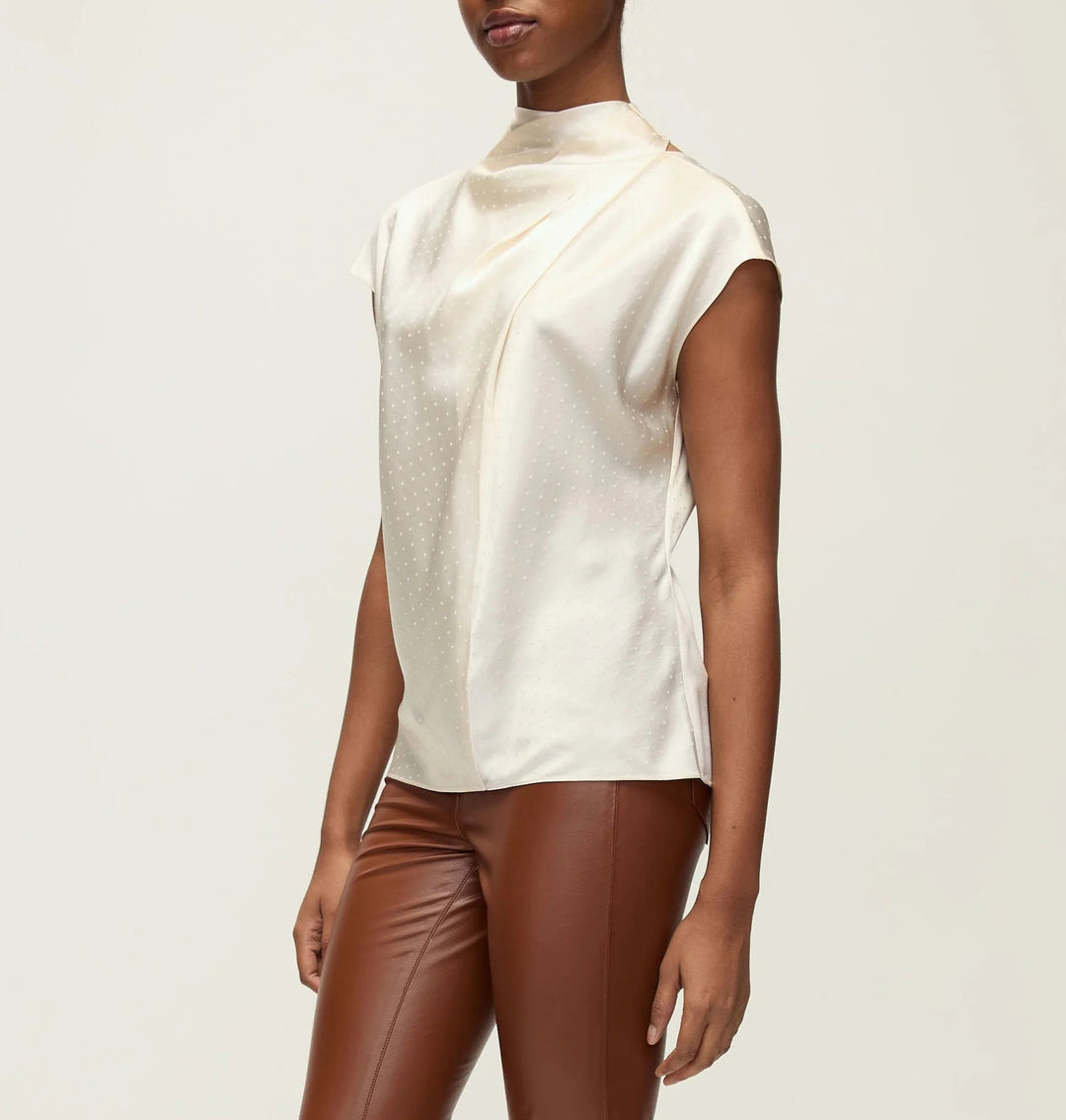 Leilany Top in Ecru