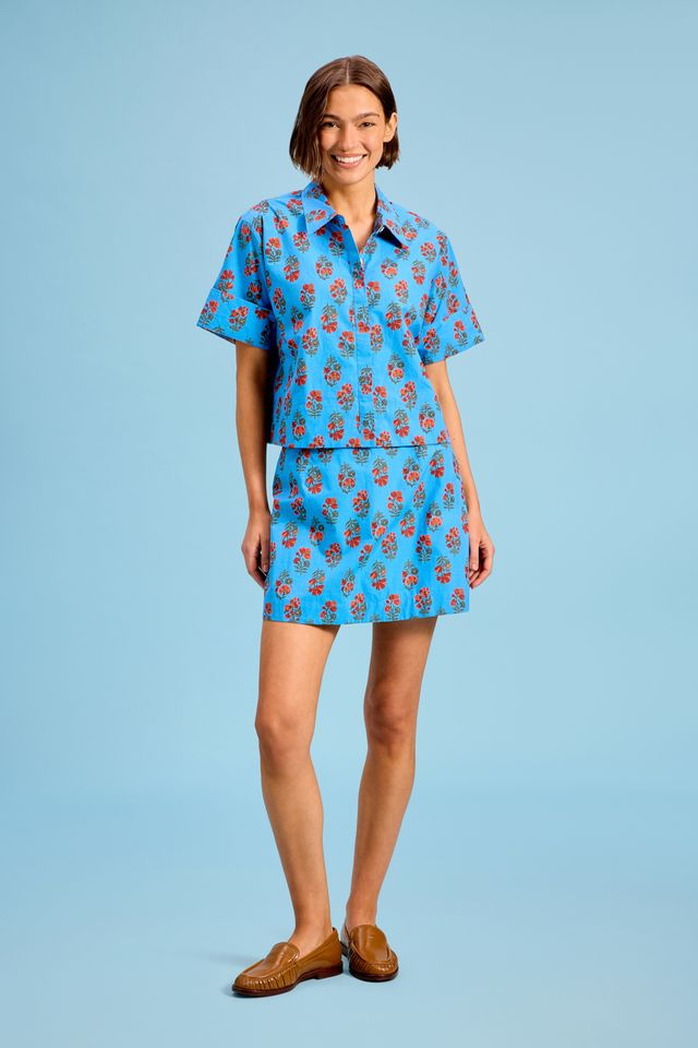 The Mini Skirt in Woodbine