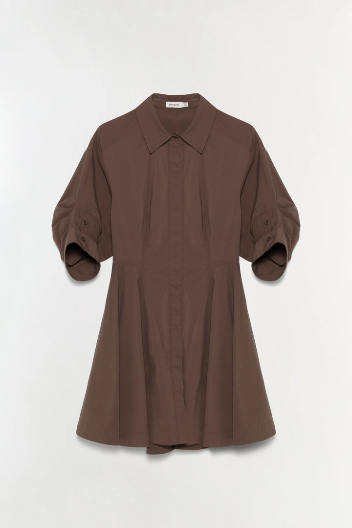 Jazzie Mini Dress in Brown