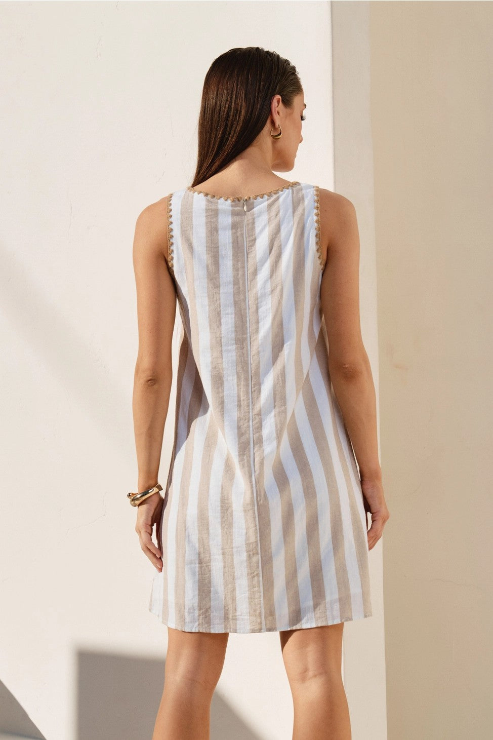 Sand Dune Sleeveless Shift