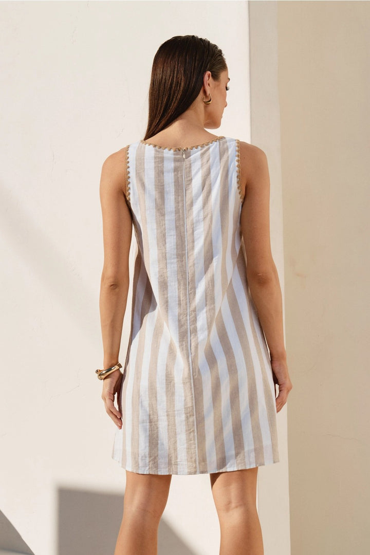 Sand Dune Sleeveless Shift